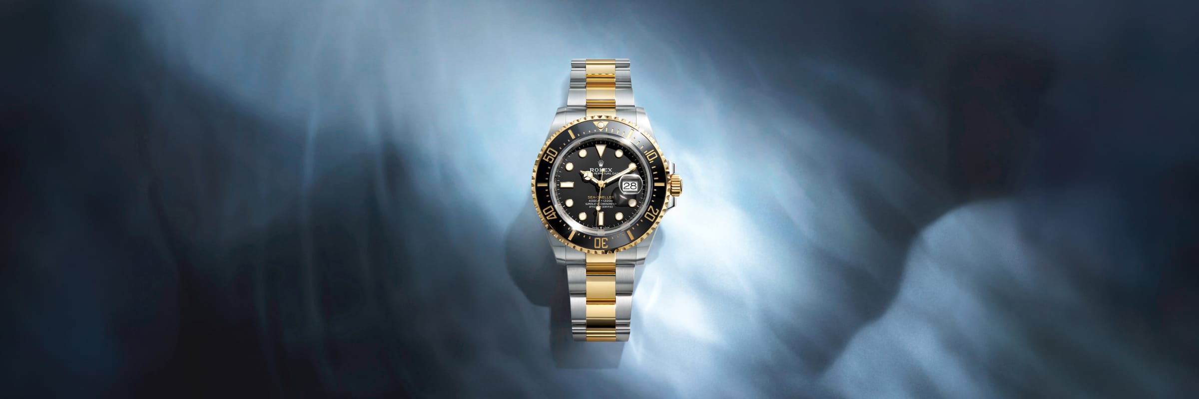 rolex Sea-Dweller em Rolesor amarelo – combinação de aço Oystersteel e ouro amarelo, m126603-0001 - Danglar